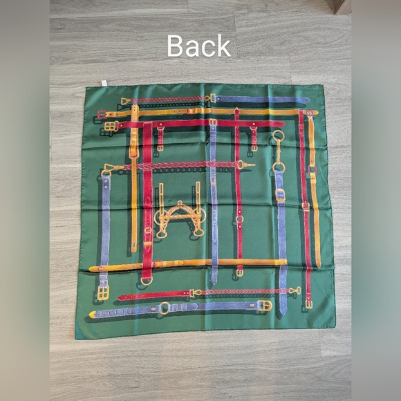 Gucci Horsebit Silk Scarf - 33" square - Picture 2 of 11